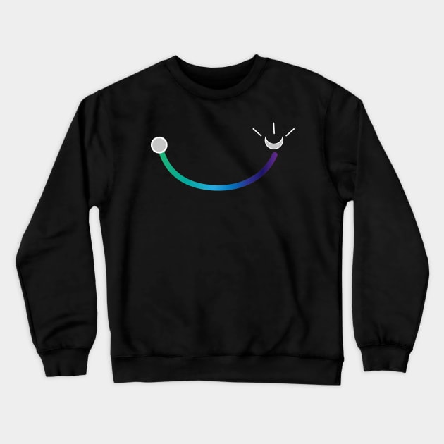 Smile wink Crewneck Sweatshirt by MUASAKINOYAO